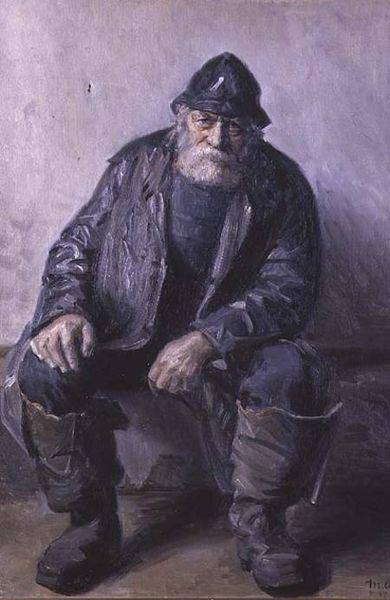 Michael Ancher Skagen Fisherman oil painting picture